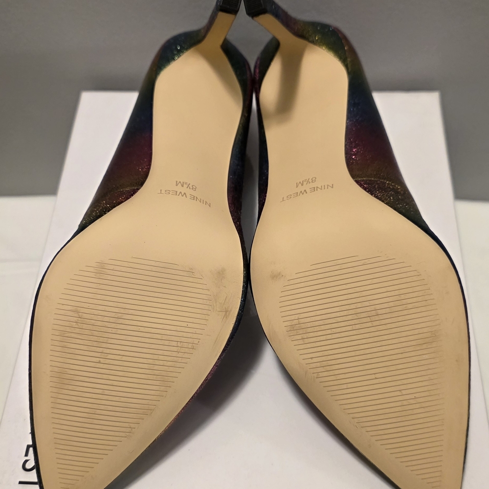 BRAND NEW Nine West Multicolor Tatiana Stilletto Heels - Picture 7 of 7